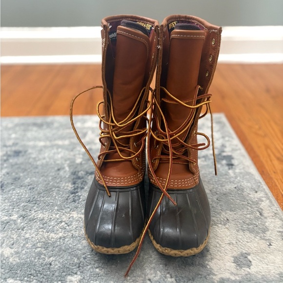 LL Bean Men’s 10” Classic Goretex Thinsulate Insulated Bean Boots, Men 6 Women 8